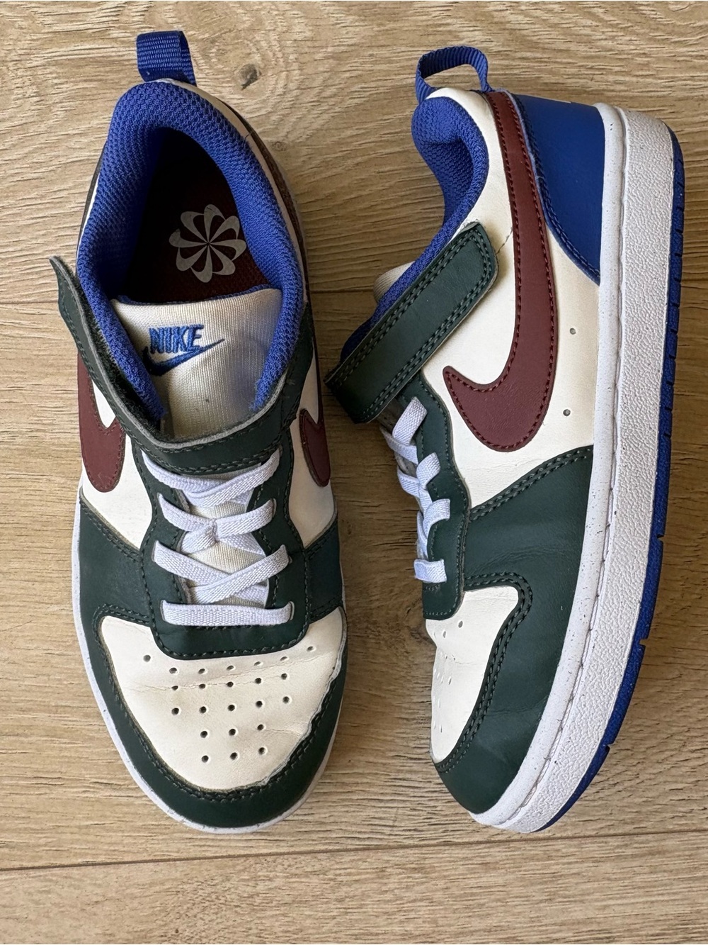 Nike Court Borough Low Recraft PS Vintage Green Dark Pony 1.5 Y